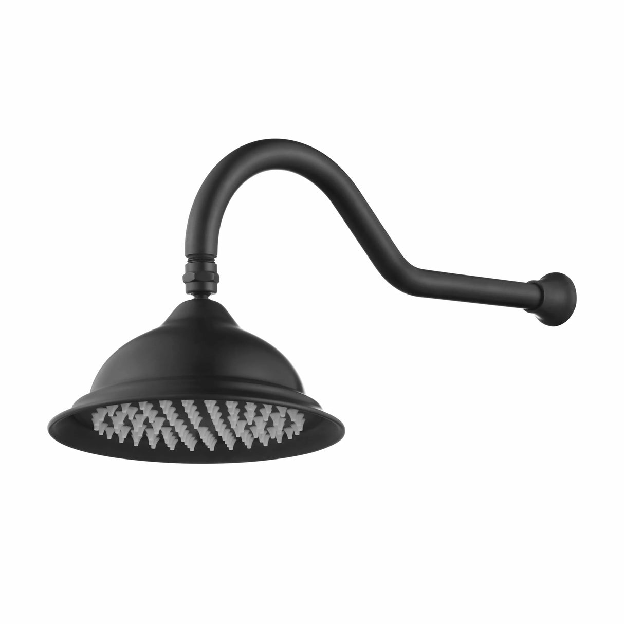 Bordeaux - Matte Black Shower Arm w Overhead Shower