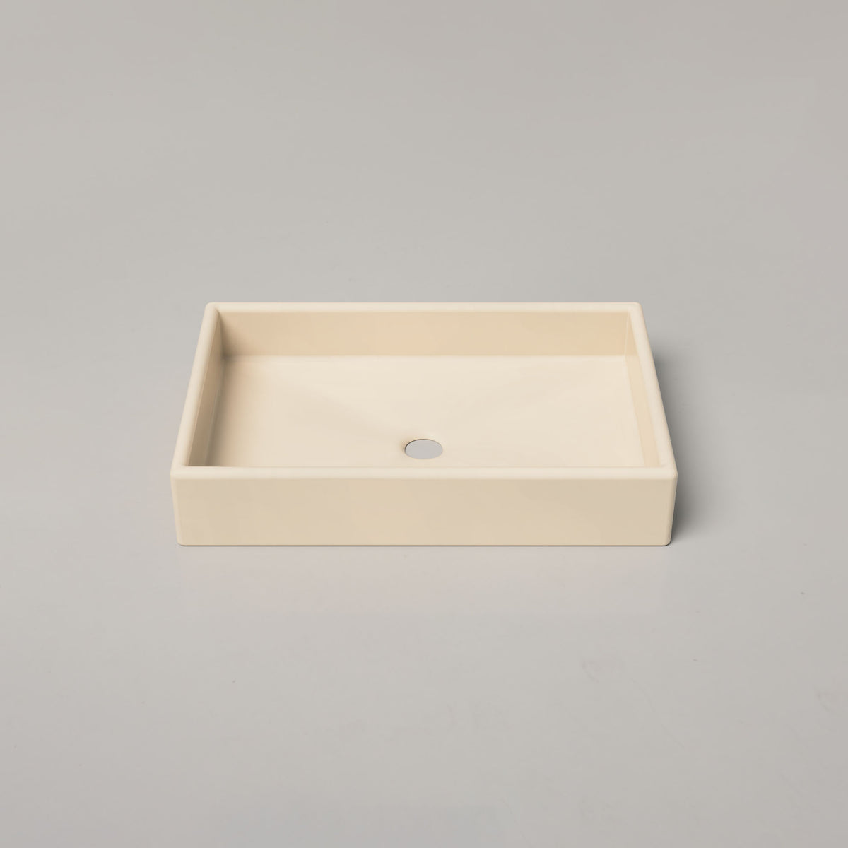 Box Concrete Basin - One Tone Surface Mount