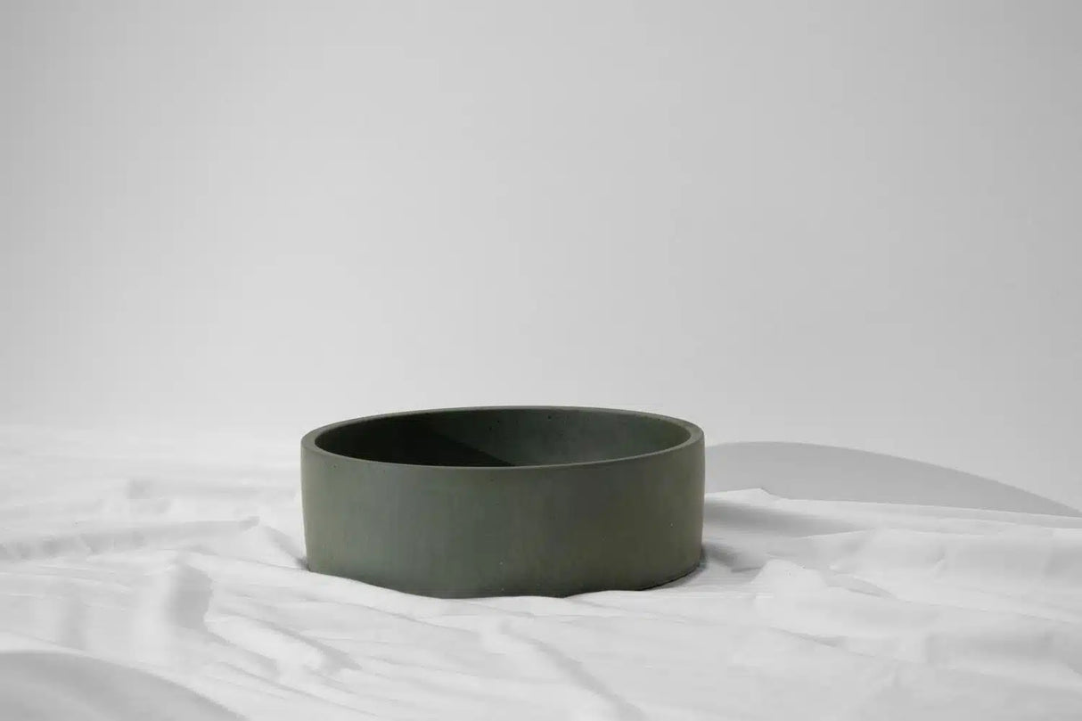 Mini Orb Concrete Basin - Ø 300x100mm, Fern
