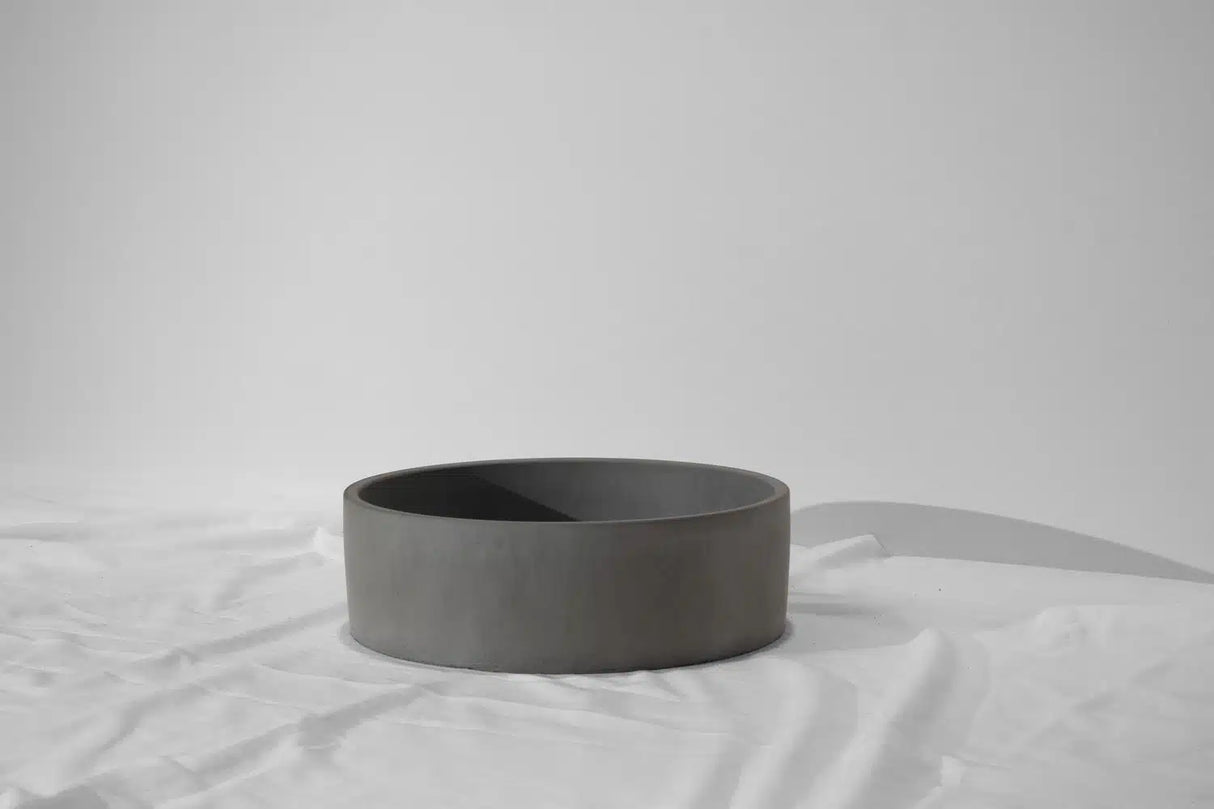 Mini Orb Concrete Basin - Ø 300x100mm, Grey