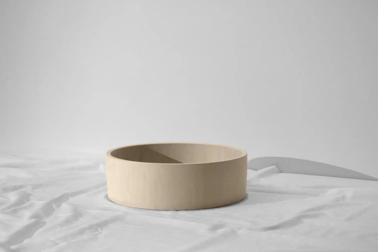 Mini Orb Concrete Basin - Ø 300x100mm, Sandstone