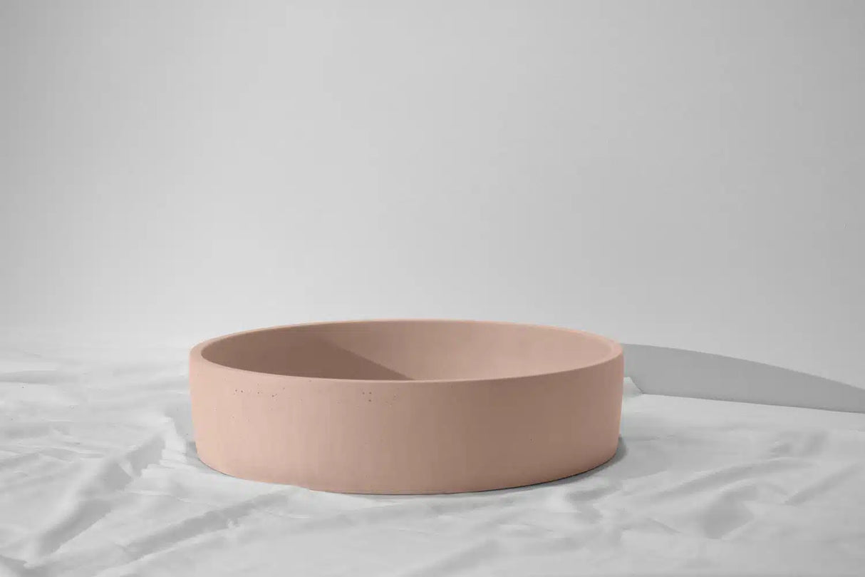 Orb Concrete Basin - Ø400x100mm, Champagne