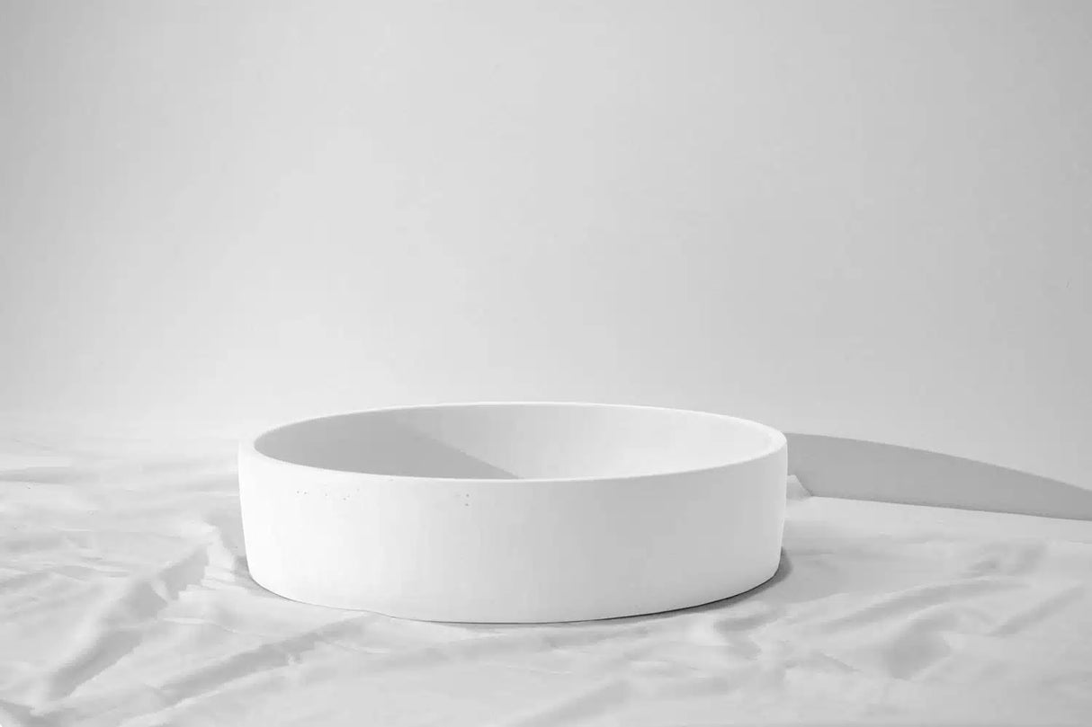 Orb Concrete Basin - Ø400x100mm, Cloud