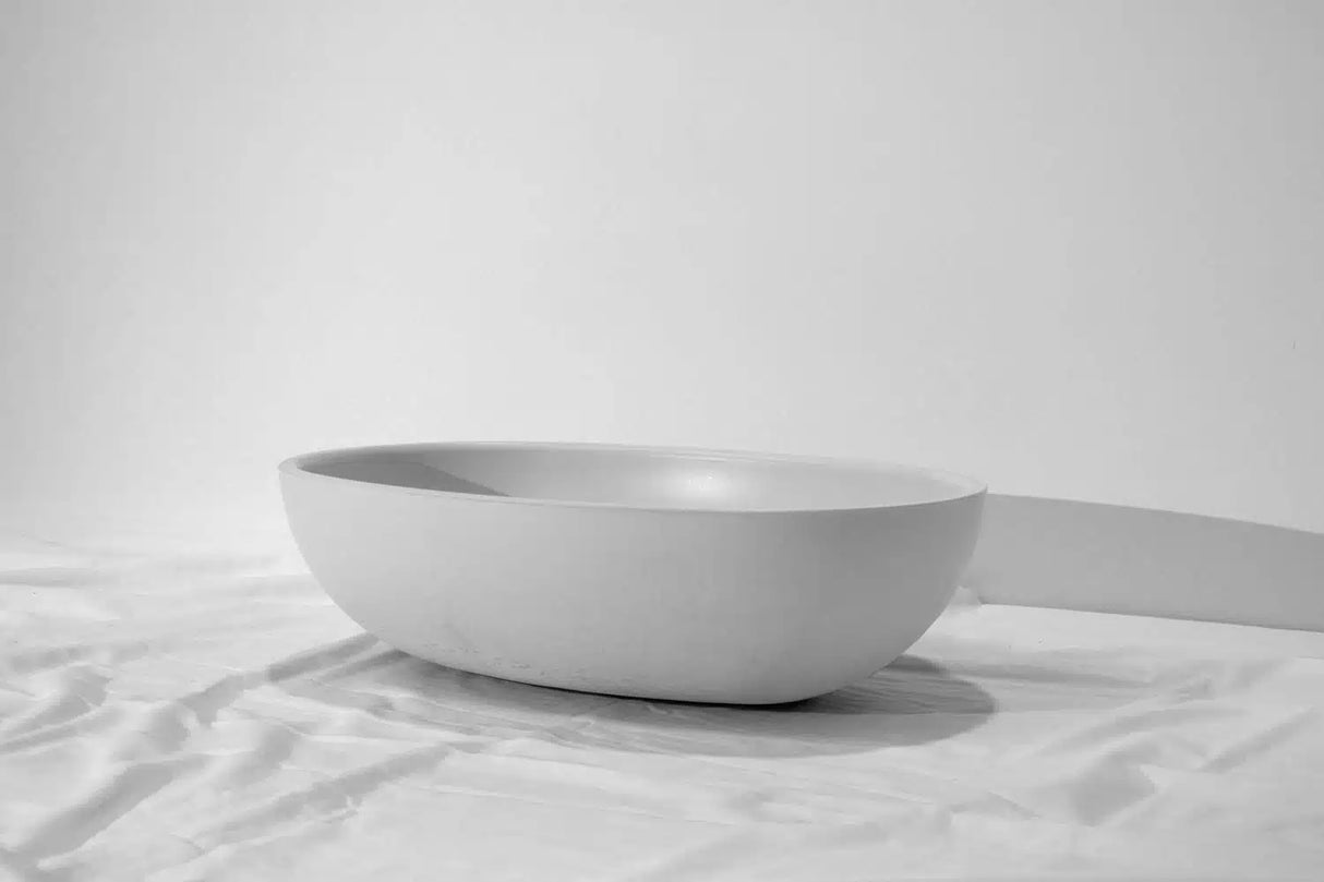 Skal Concrete Basin - 460x310x125mm Ash