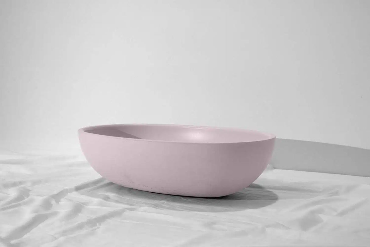 Skal Concrete Basin - 460x310x125mm Blush