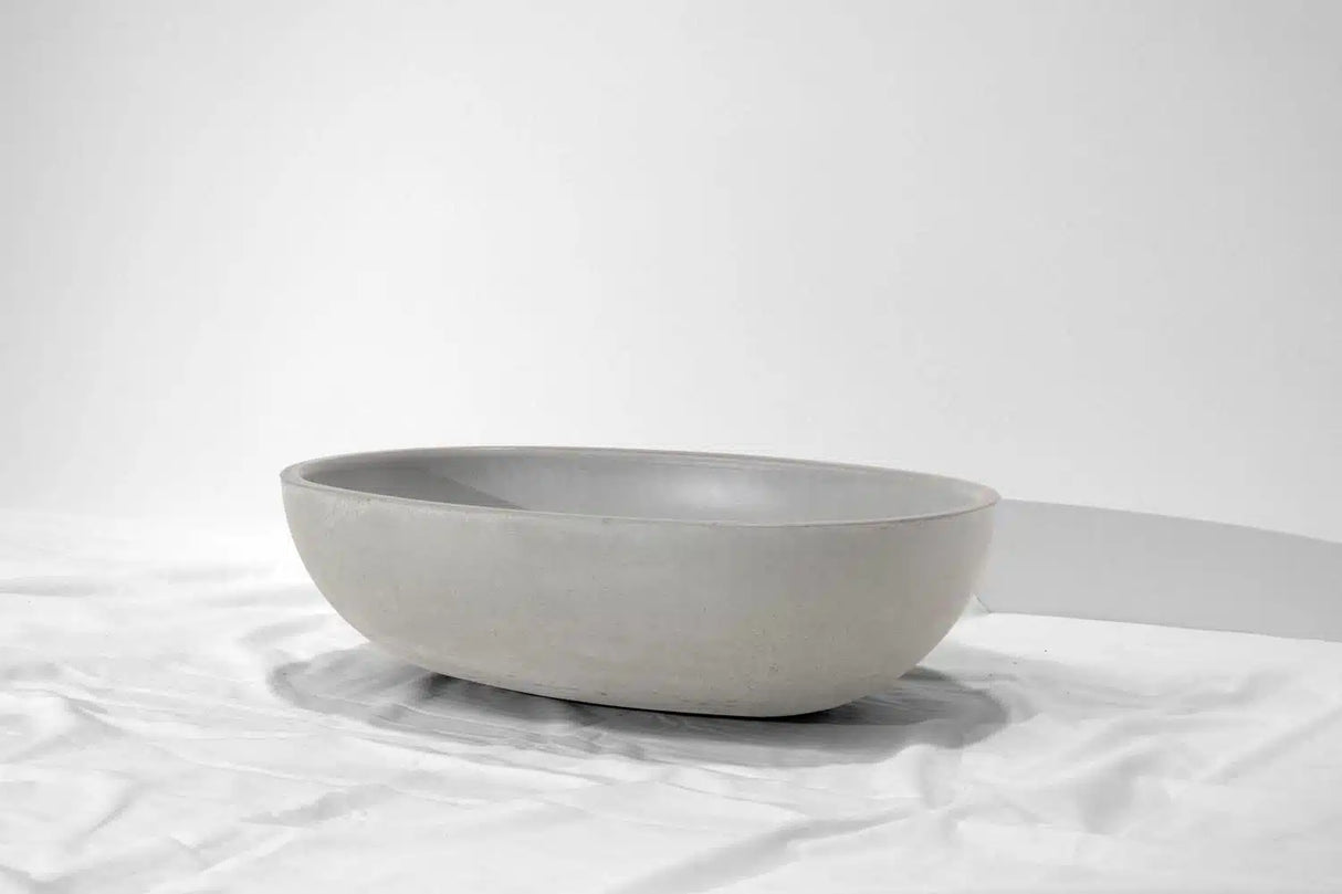 Skal Concrete Basin - 460x310x125mm Grey