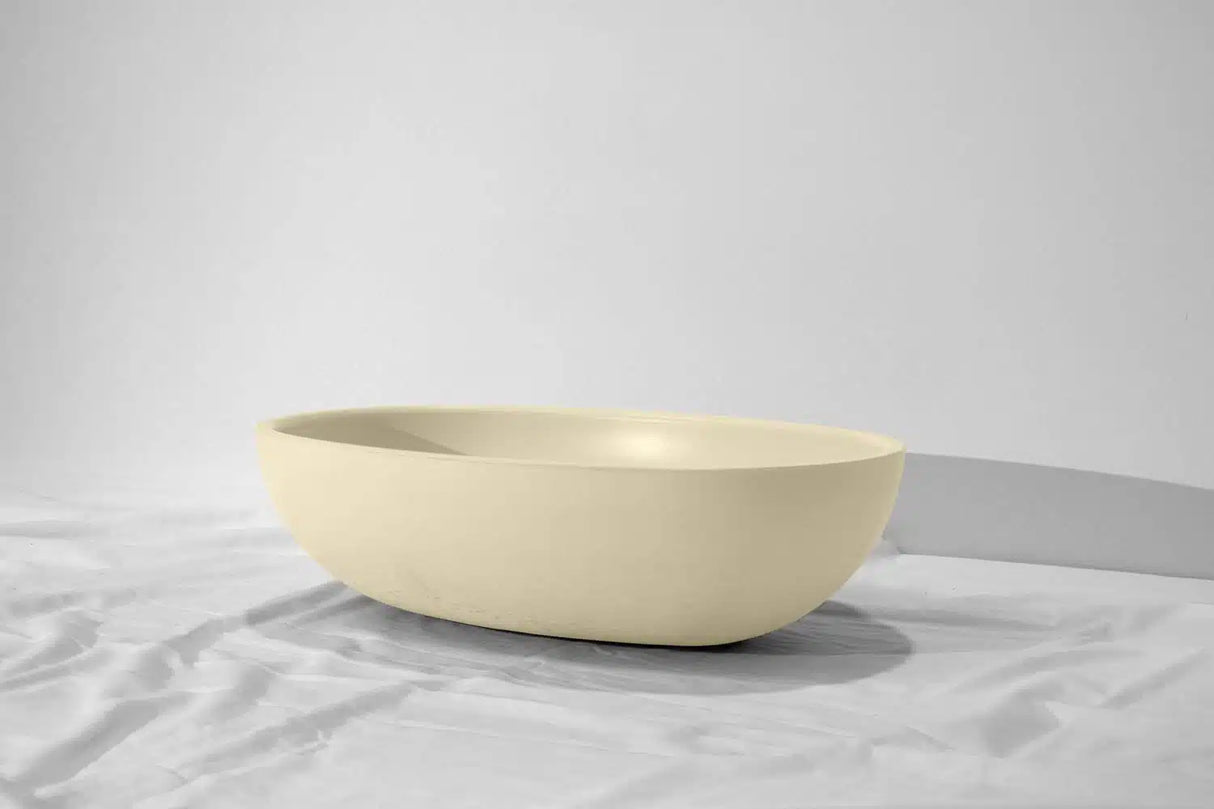 Skal Concrete Basin - 460x310x125mm Sandstone