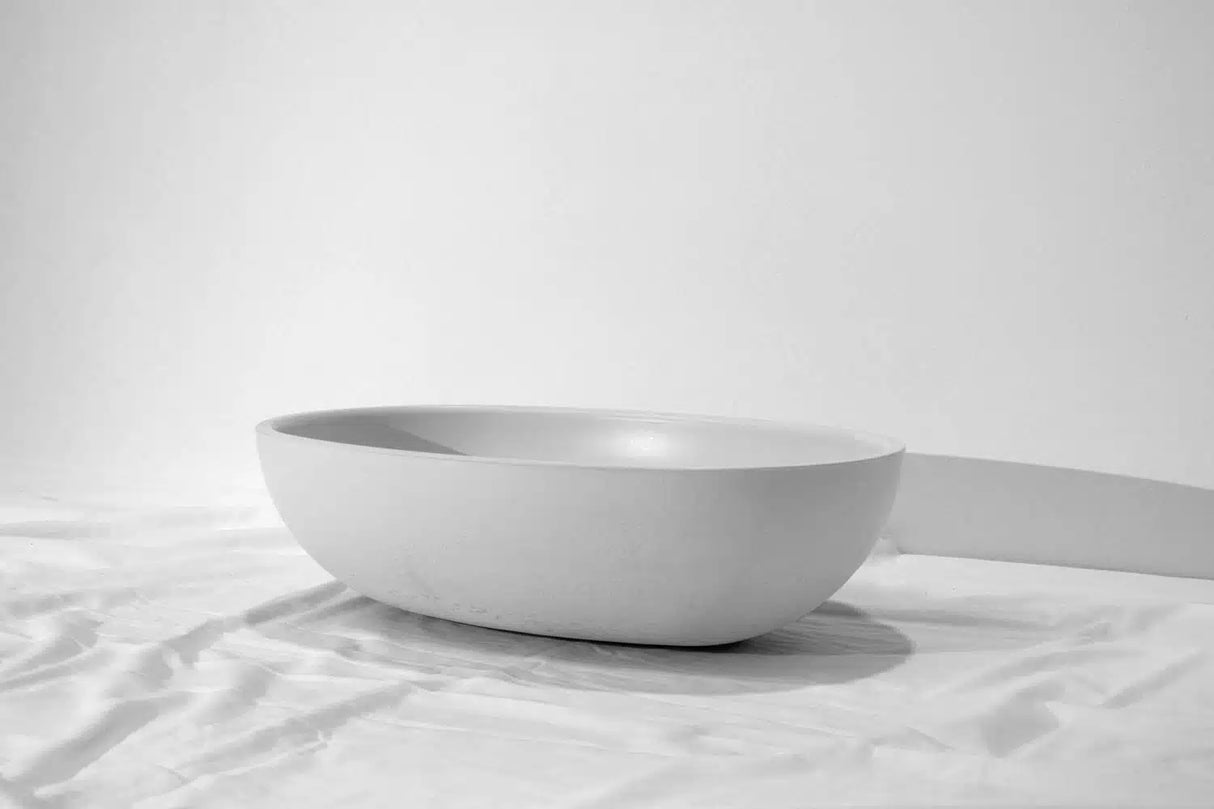 Skal Concrete Basin - 460x310x125mm Silver