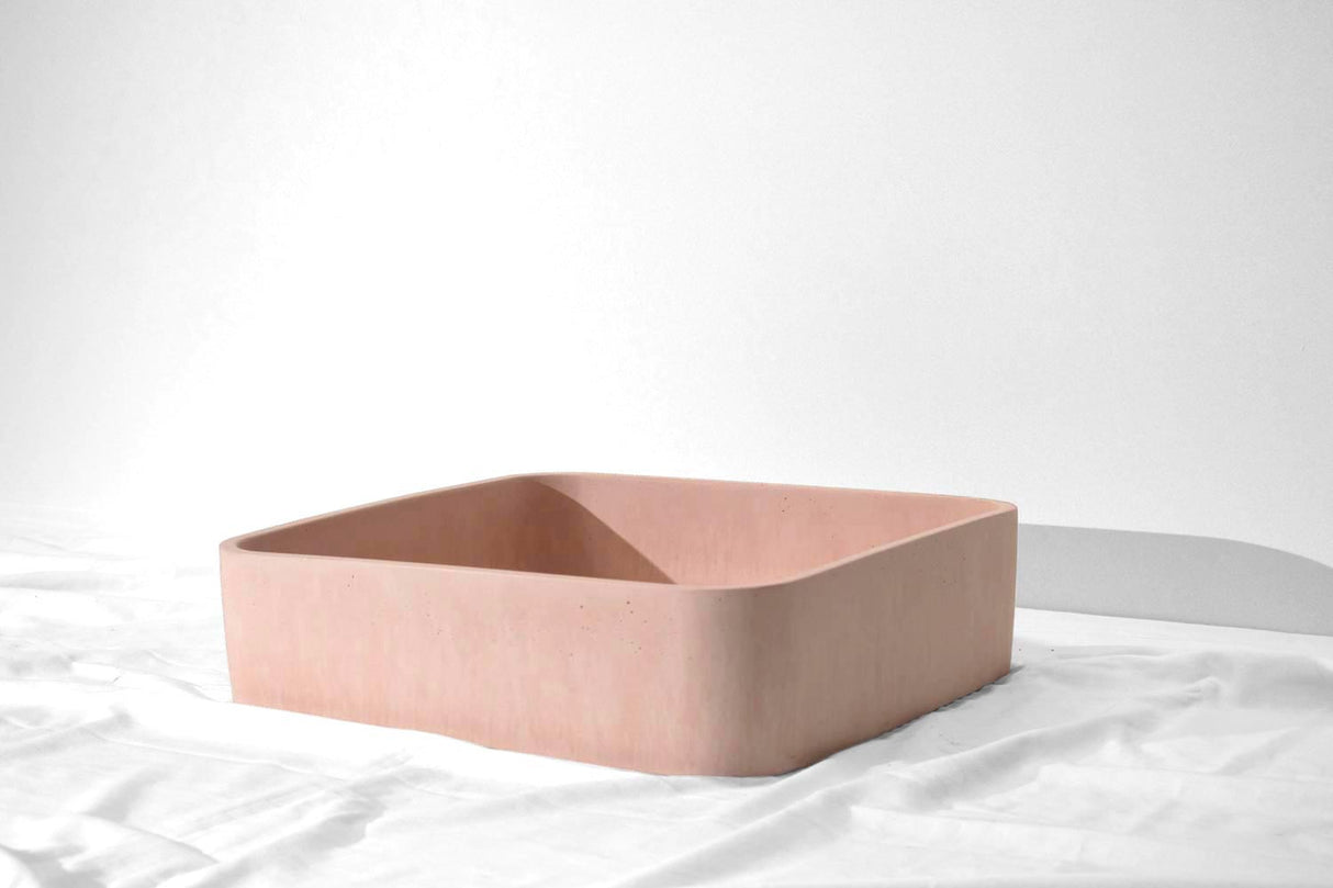 Spoola Concrete Basin - 400x400x100mm Nude