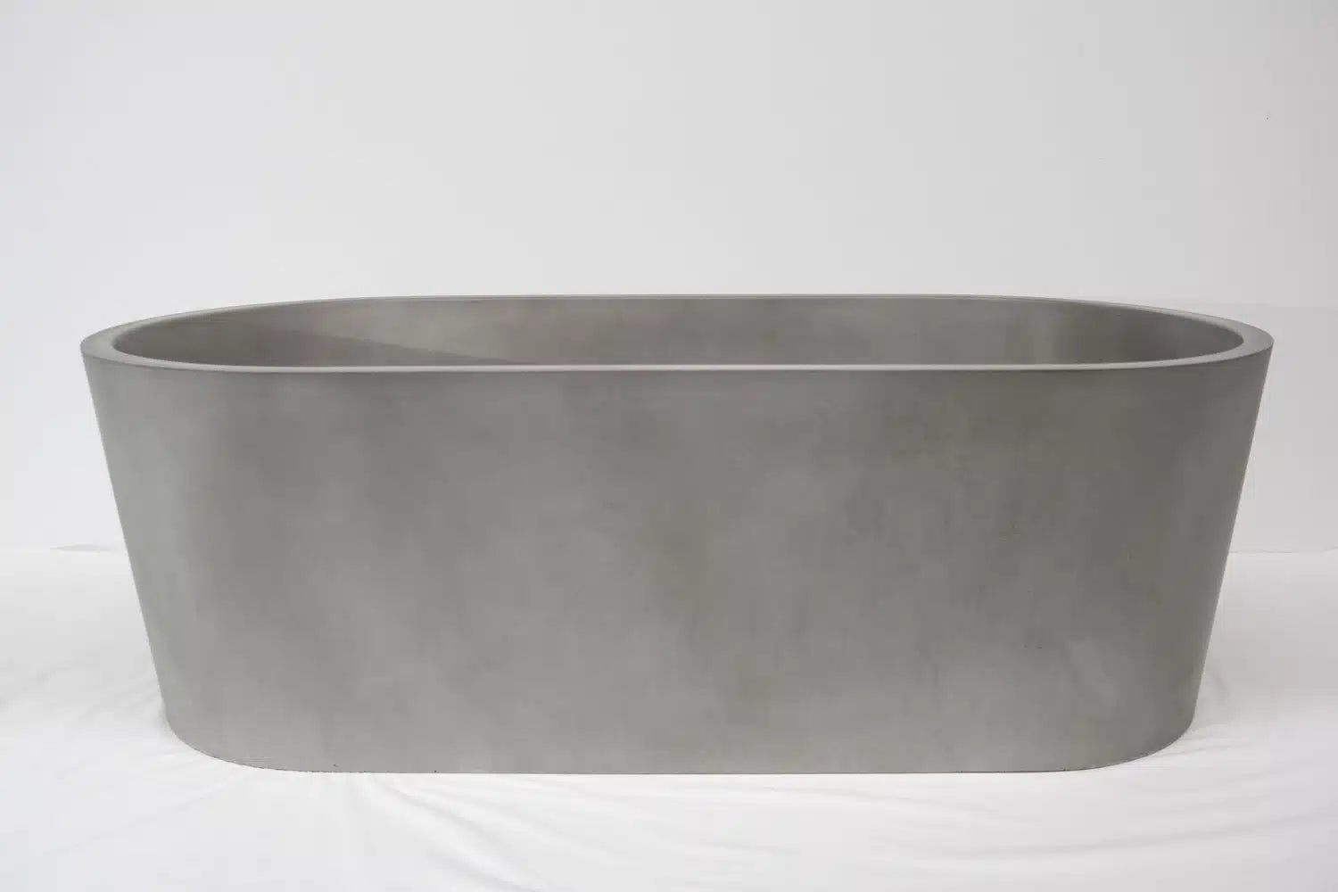 Kurva Junior Concrete Bath - 1500x750x500mm Grey
