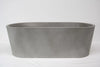 Kurva Junior Concrete Bath - 1500x750x500mm Grey