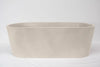 Kurva Concrete Bath - 1700x750x500mm Ivory
