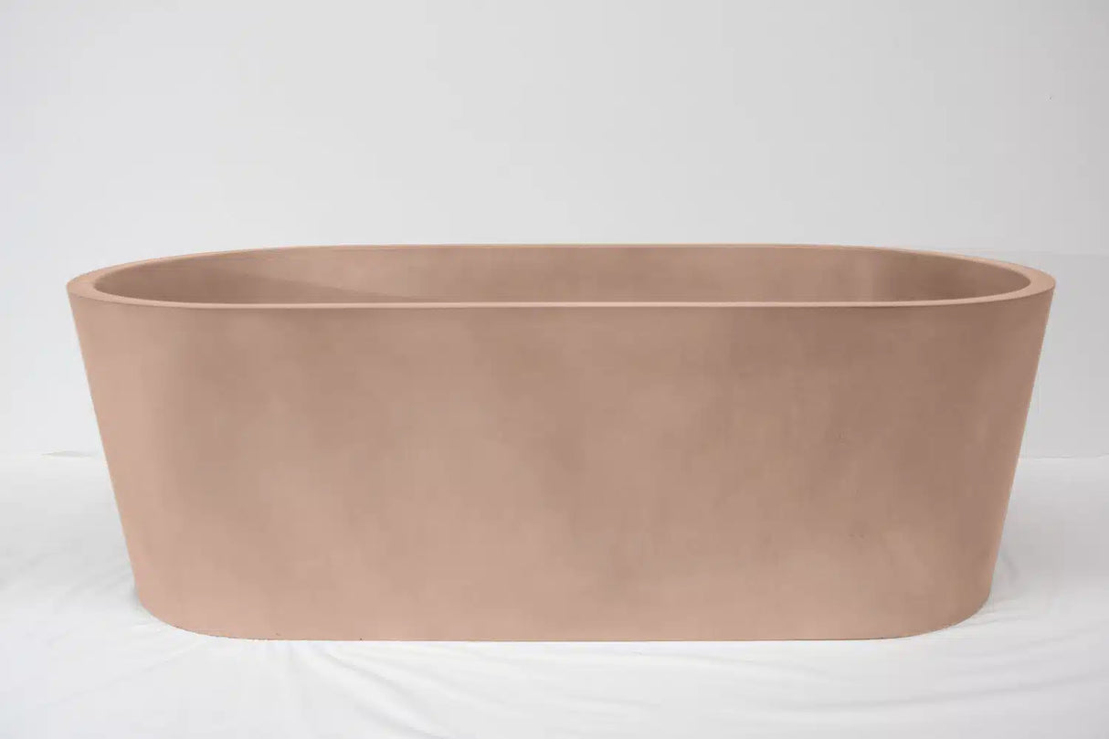 Kurva Junior Concrete Bath - 1500x750x500mm Nude