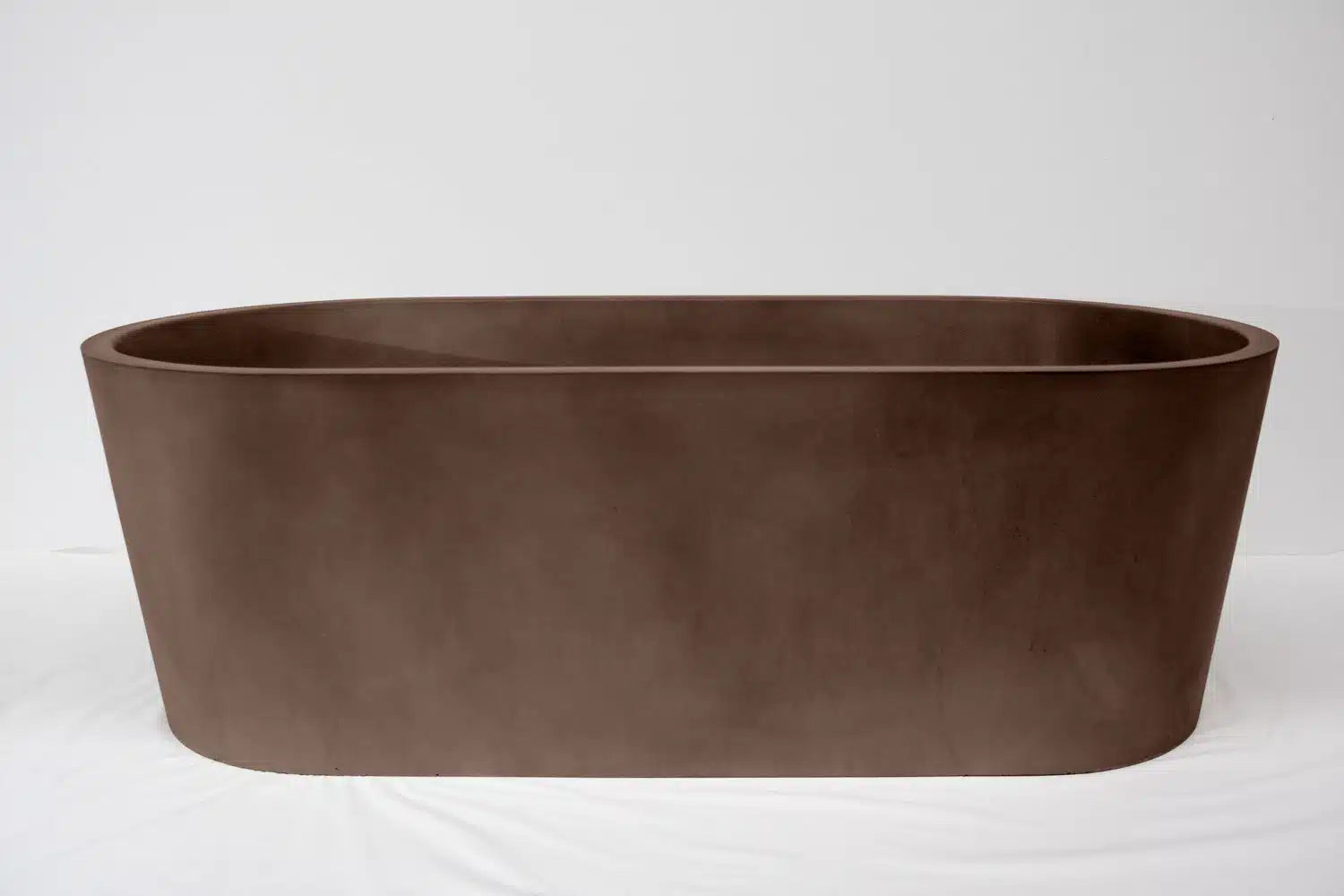 Kurva Junior Concrete Bath - 1500x750x500mm Umber