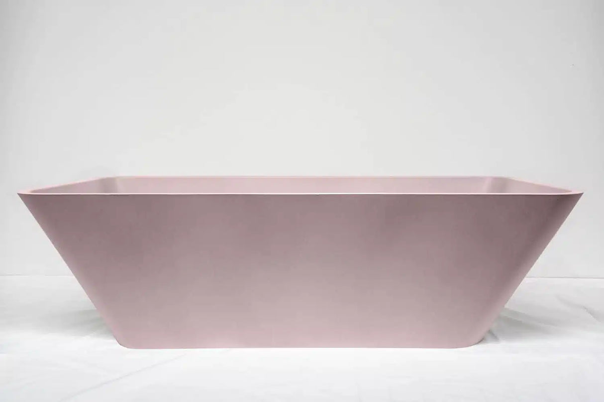 Luta Concrete Bath - 1700x750x500mm Blush