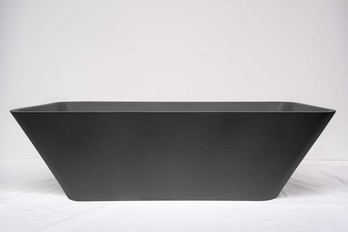 Luta Concrete Bath - 1700x750x500mm Coal