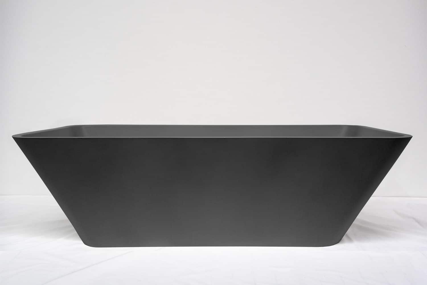 Luta Concrete Bath - 1700x750x500mm Coal