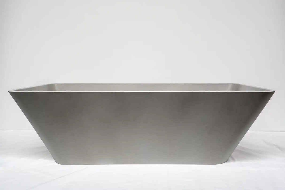 Luta Concrete Bath - 1700x750x500mm Grey