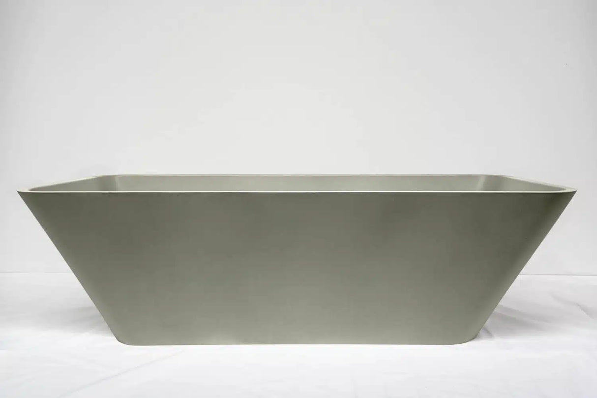 Luta Concrete Bath - 1700x750x500mm Gumleaf