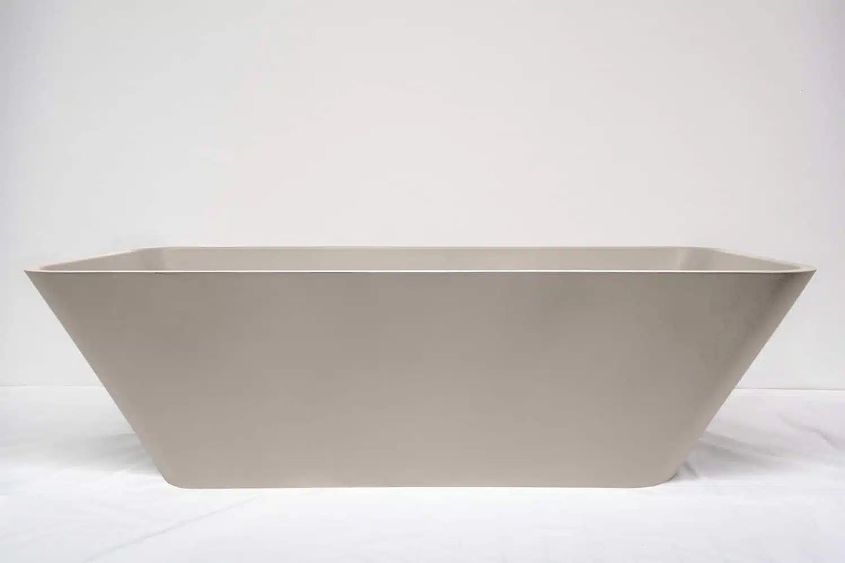 Luta Concrete Bath - 1700x750x500mm Ivory