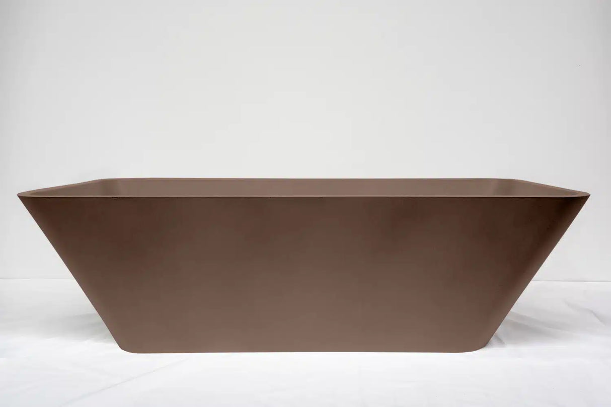 Luta Concrete Bath - 1700x750x500mm Umber