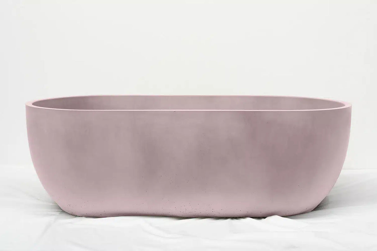 Yakt Junior Concrete Bath - 1500x750x500mm Blush