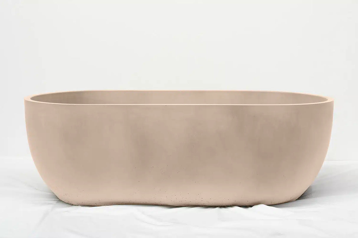 Yakt Concrete Bath - 1750x750x500mm Champagne