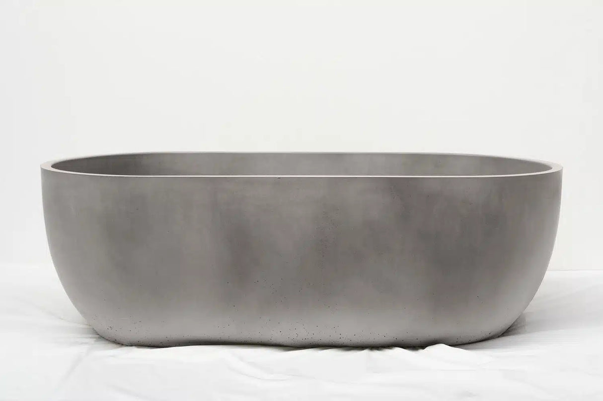 Yakt Concrete Bath - 1750x750x500mm Grey