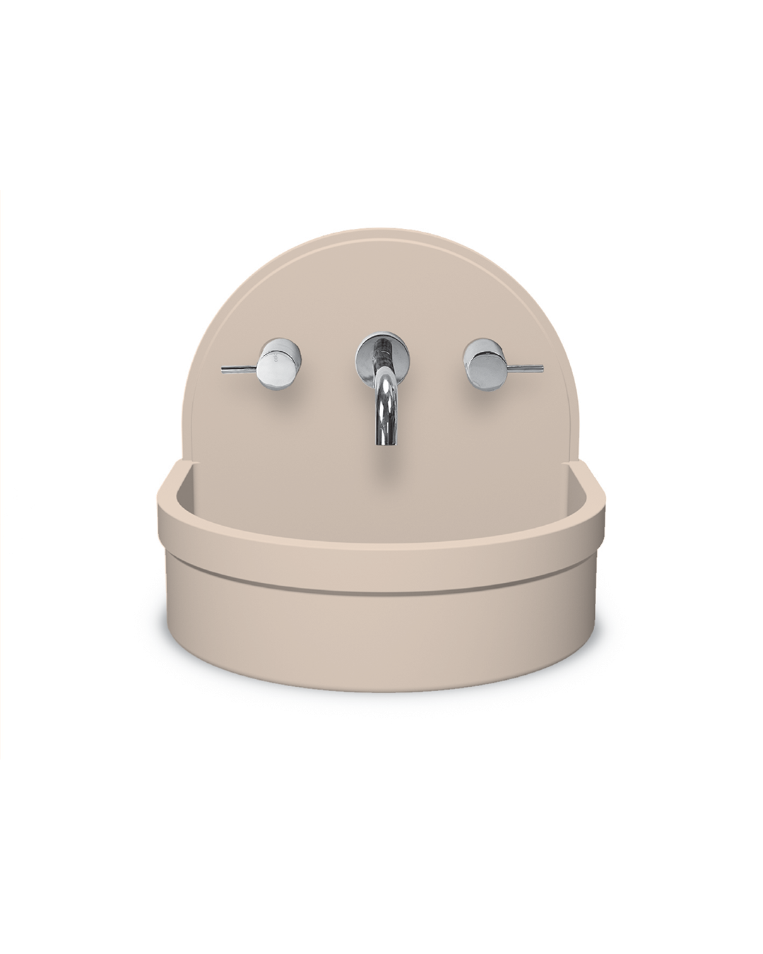 Betty Concrete Basin Surface Mount - 410x350x350mm Nood