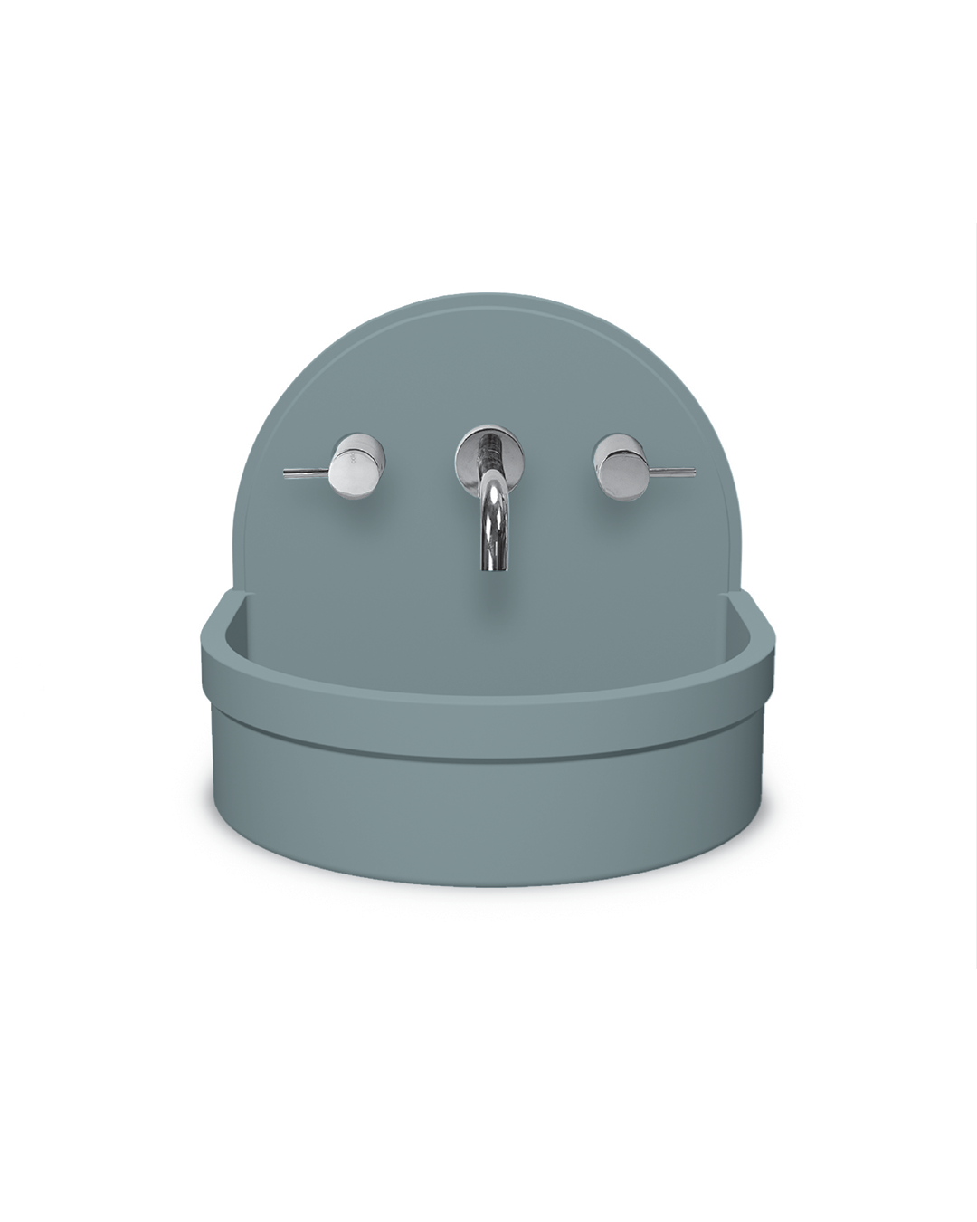 Betty Concrete Basin Surface Mount - 410x350x350mm Rowboat