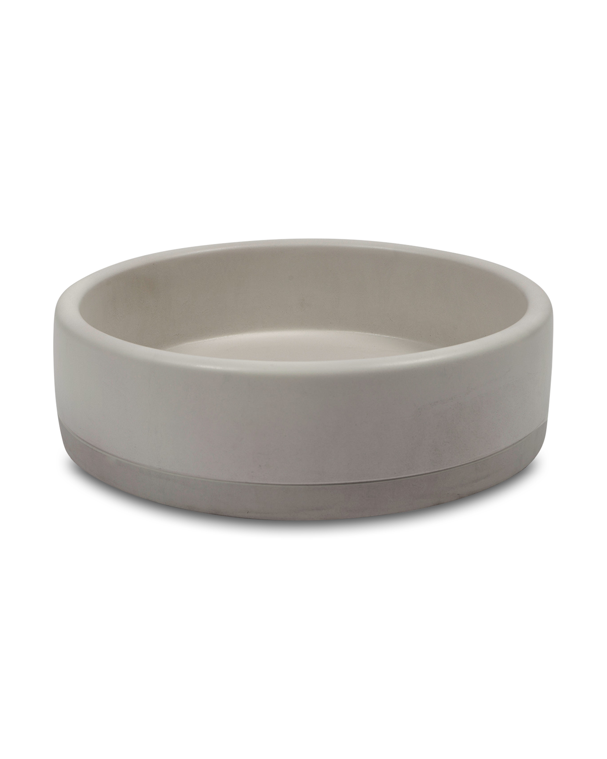 Bowl Concrete Basin - Two Tone Surface Mount