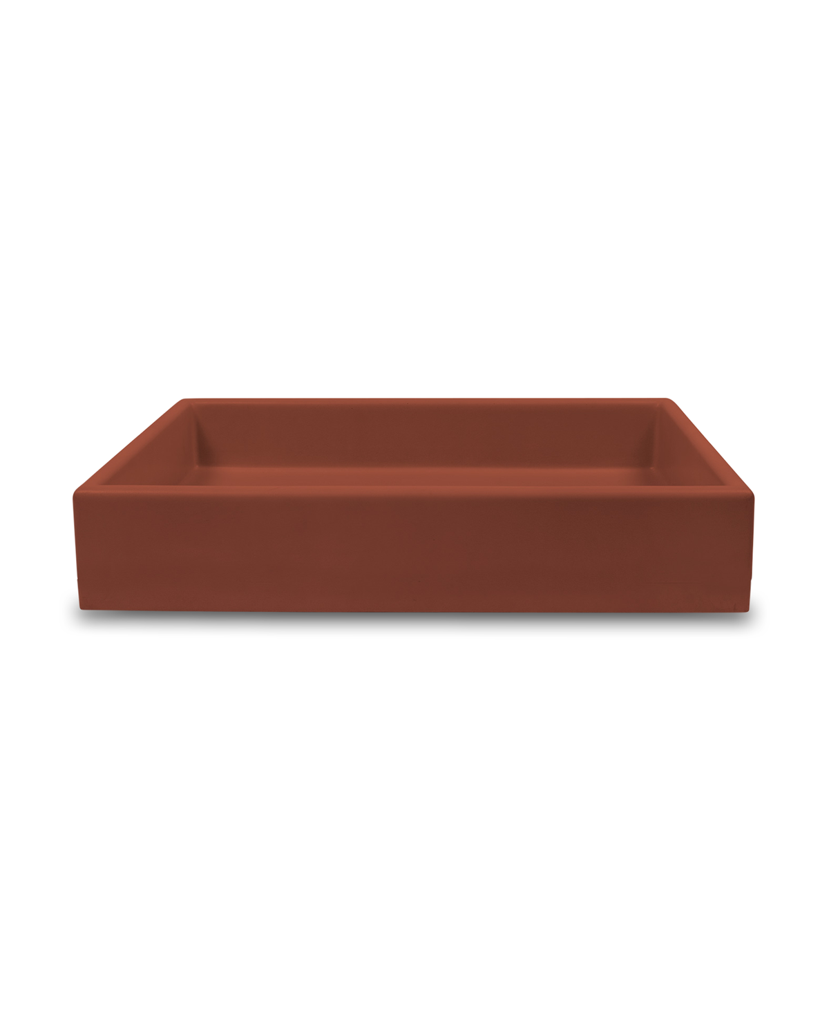 Box Concrete Basin - One Tone Surface Mount