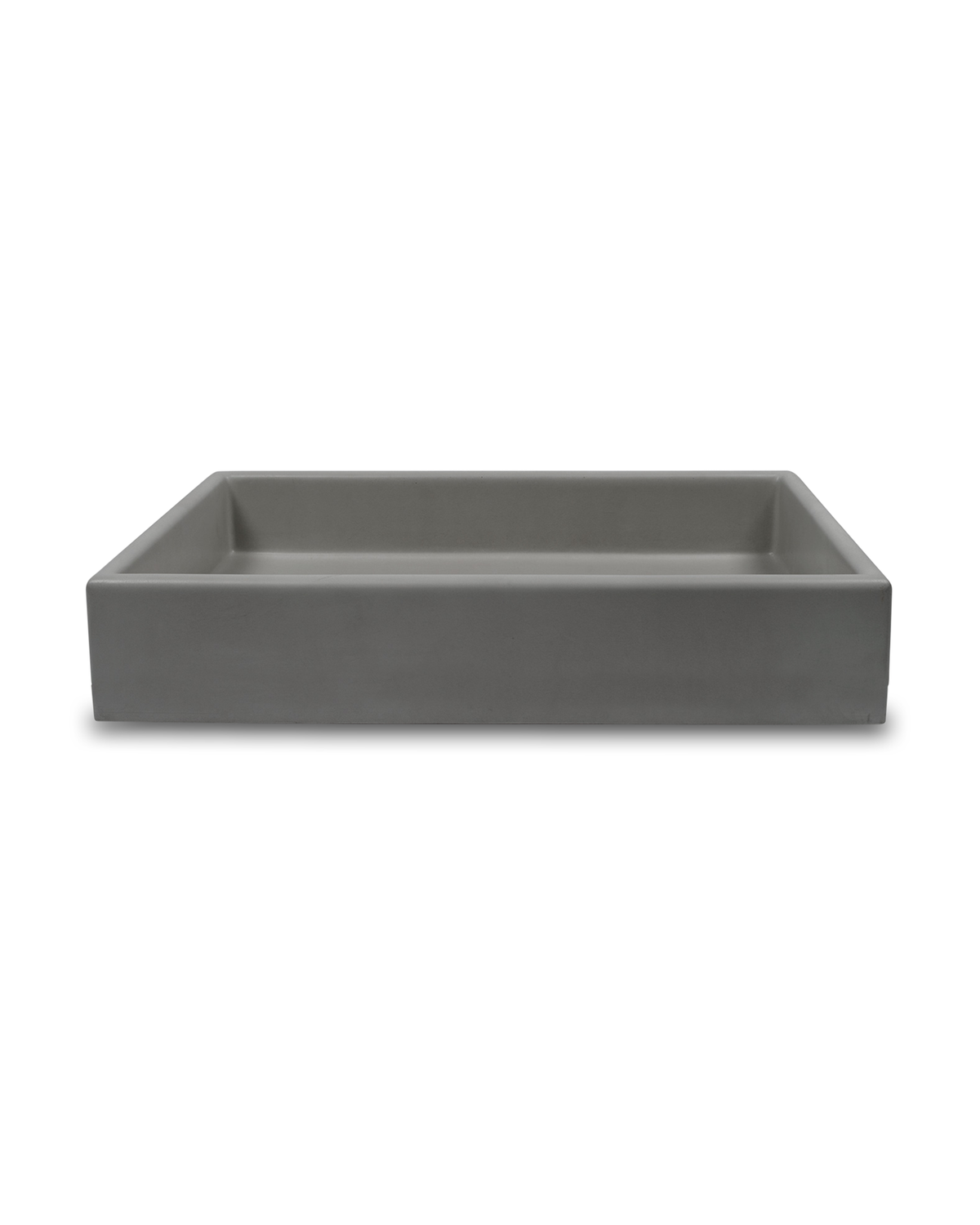 Box Concrete Basin - One Tone Wall Mount with Bracket