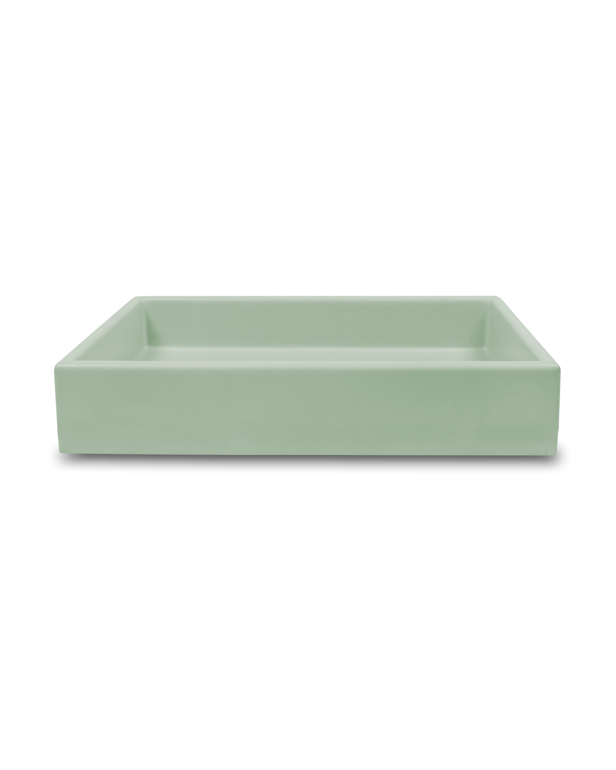 Box Concrete Basin - One Tone Surface Mount