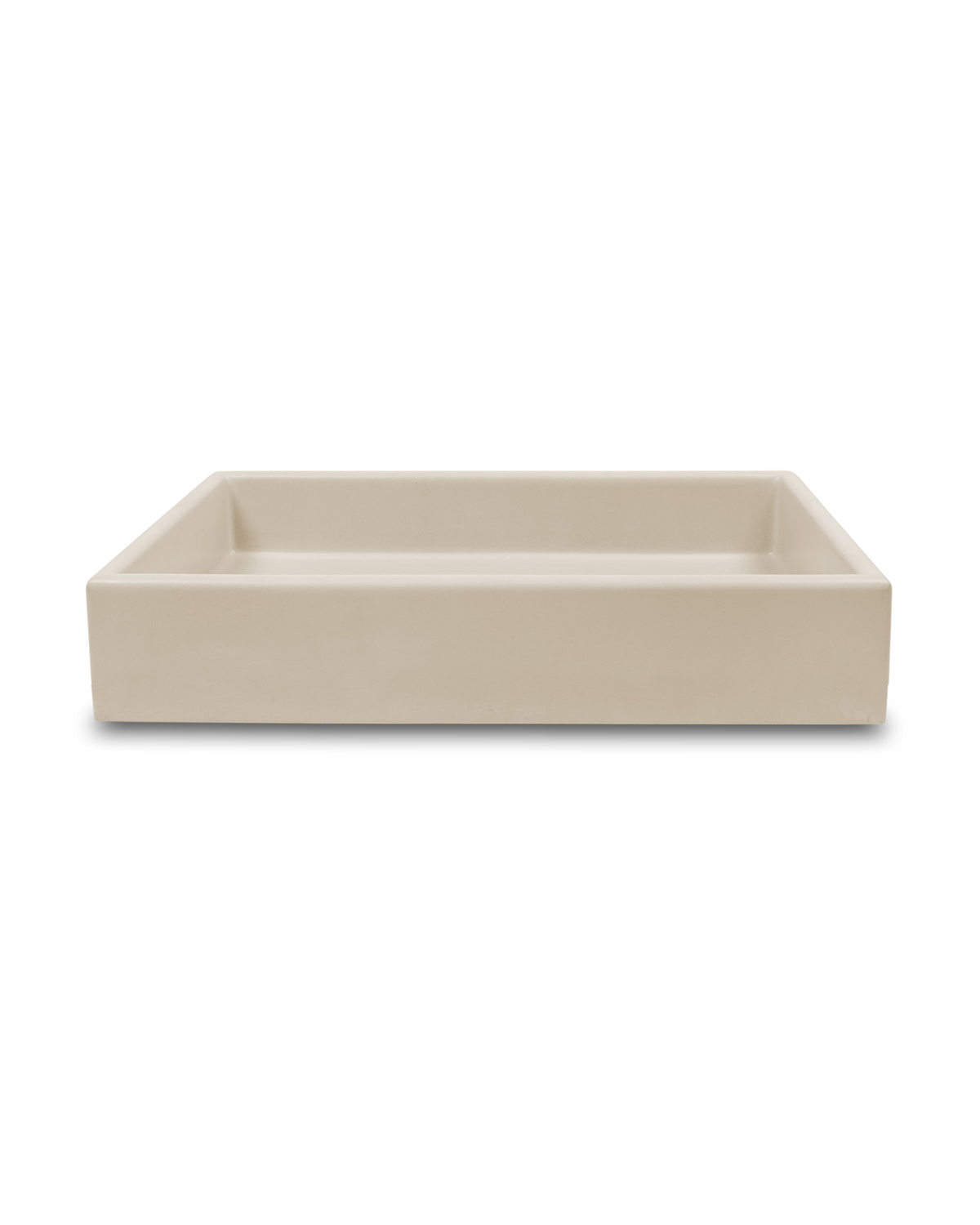 Box Concrete Basin - One Tone Wall Mount with Bracket