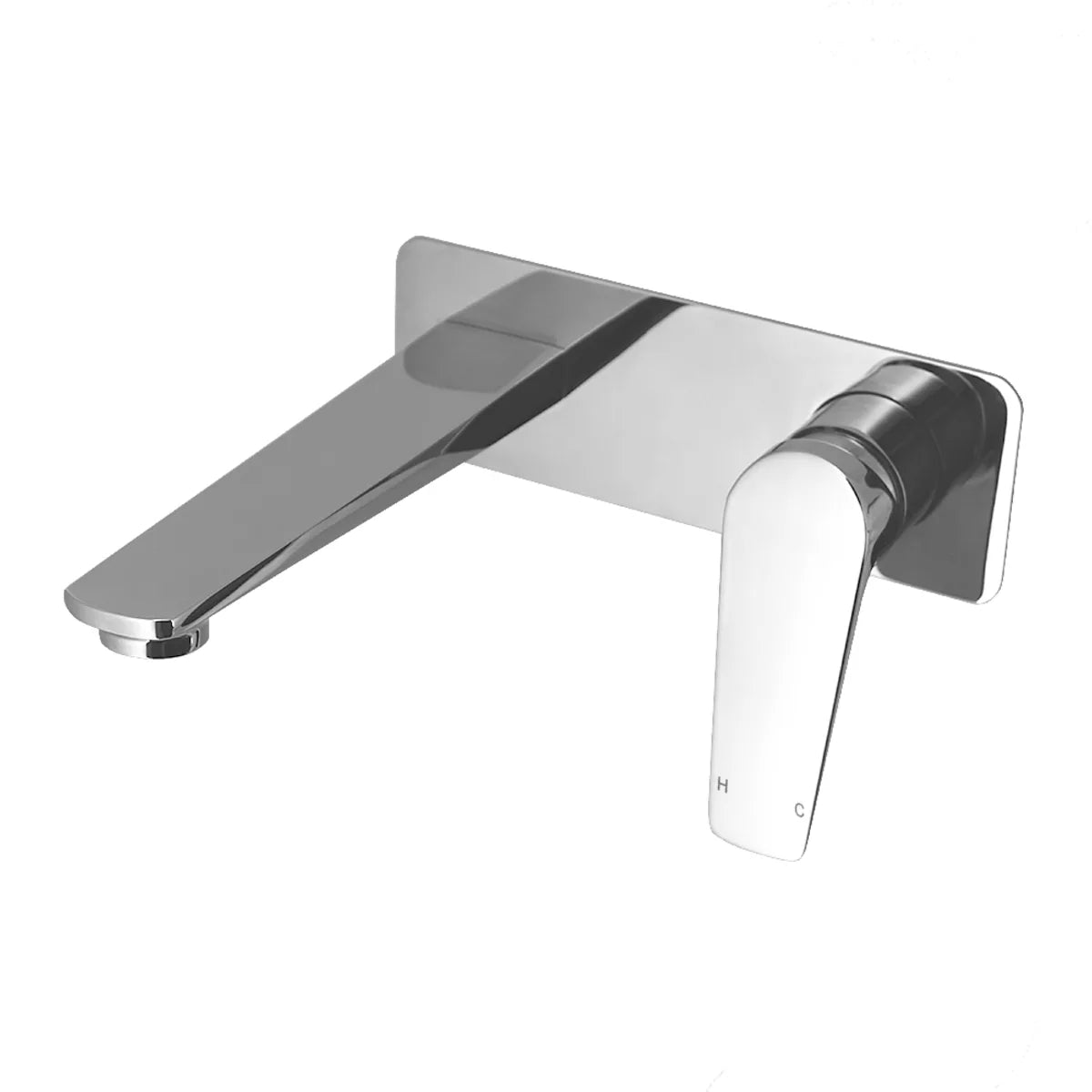 Cascade - Polished Chrome Wall Mixer Combination