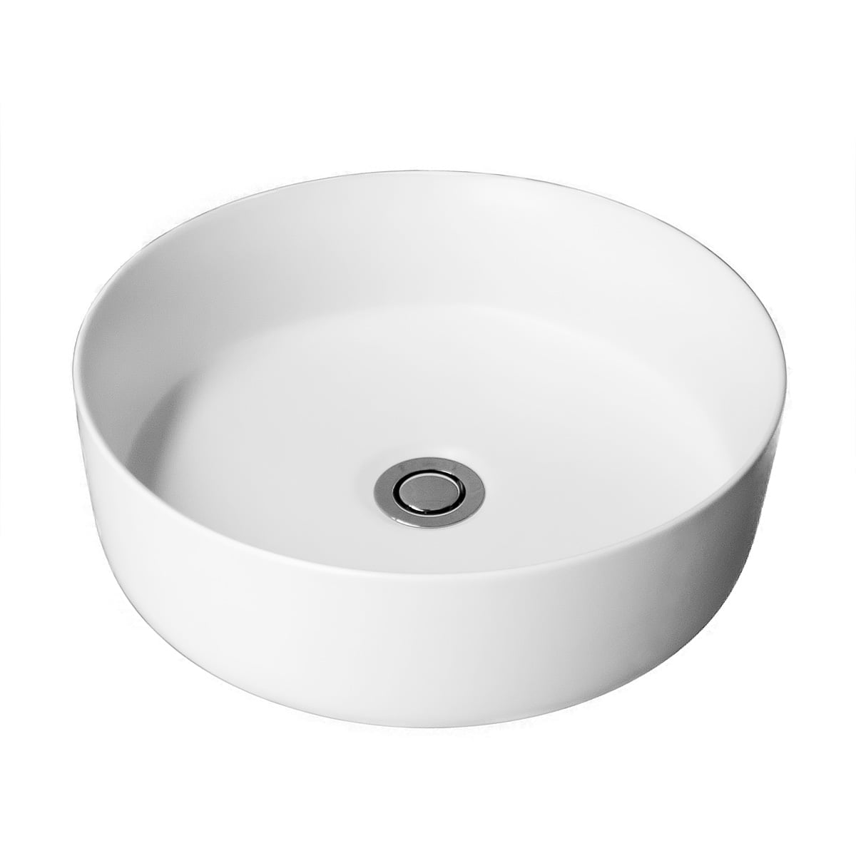 Icarus - Matte White Ceramic Basin
355x355x120mm