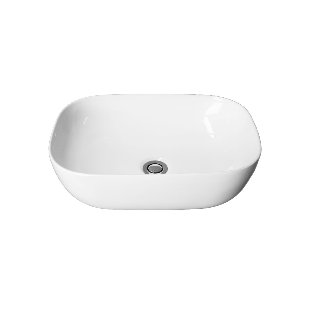 Sebastian - Gloss White Ceramic Basin
455x320x135mm