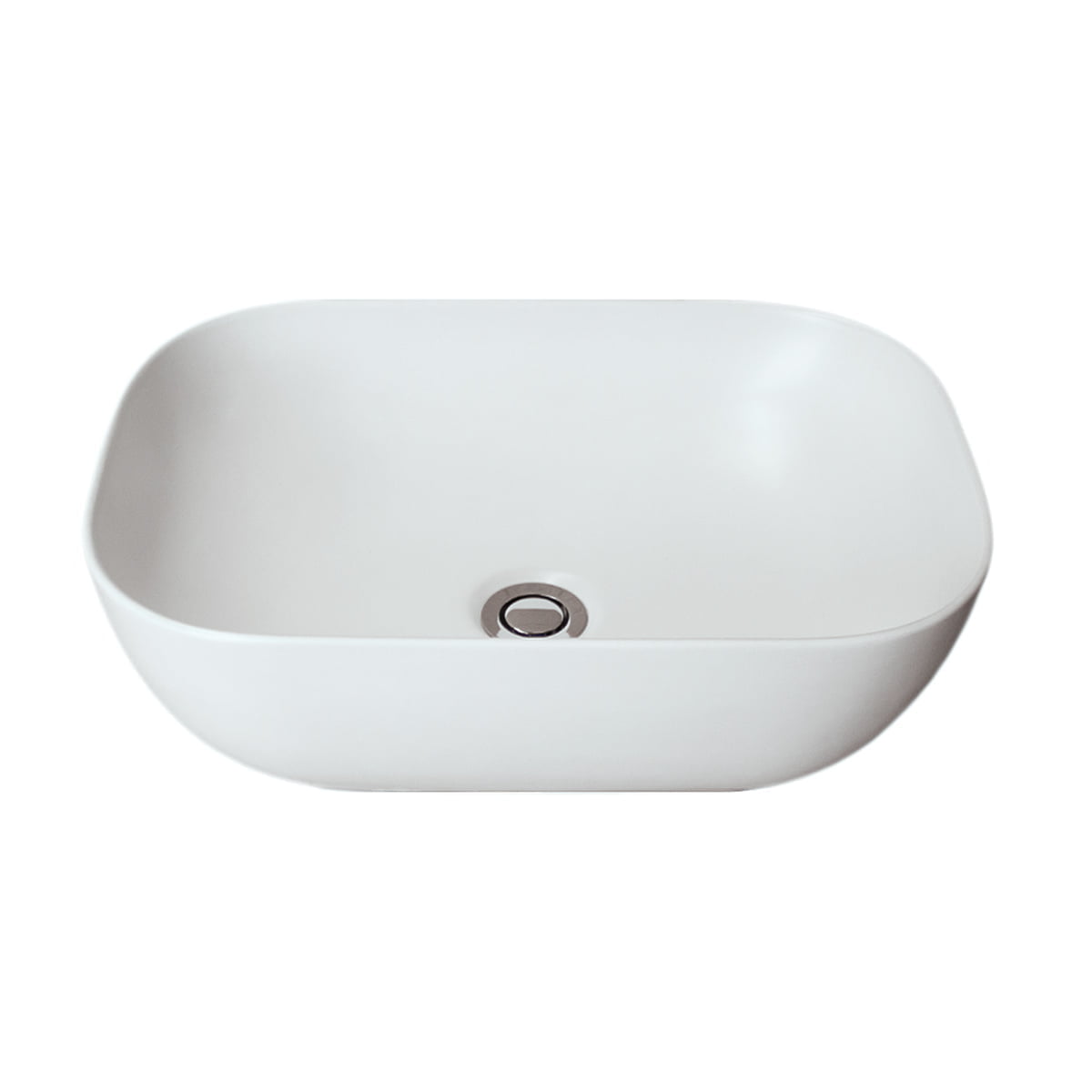 Sebastian - Matte White Ceramic Basin
455x320x135mm