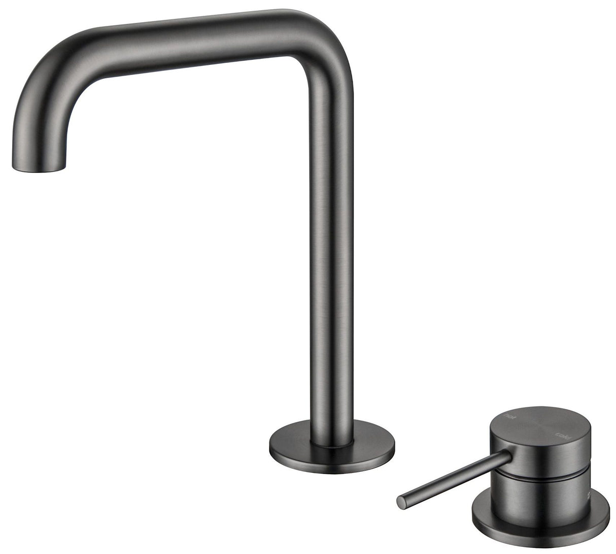 Mica - Soft-Square Hob Basin Mixer
