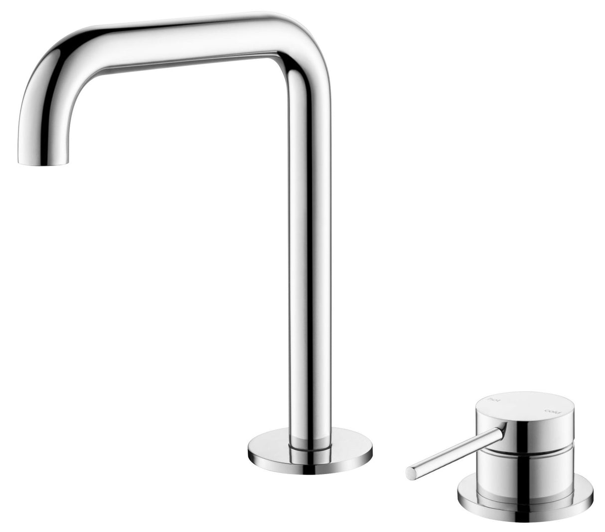 Mica - Soft-Square Hob Basin Mixer