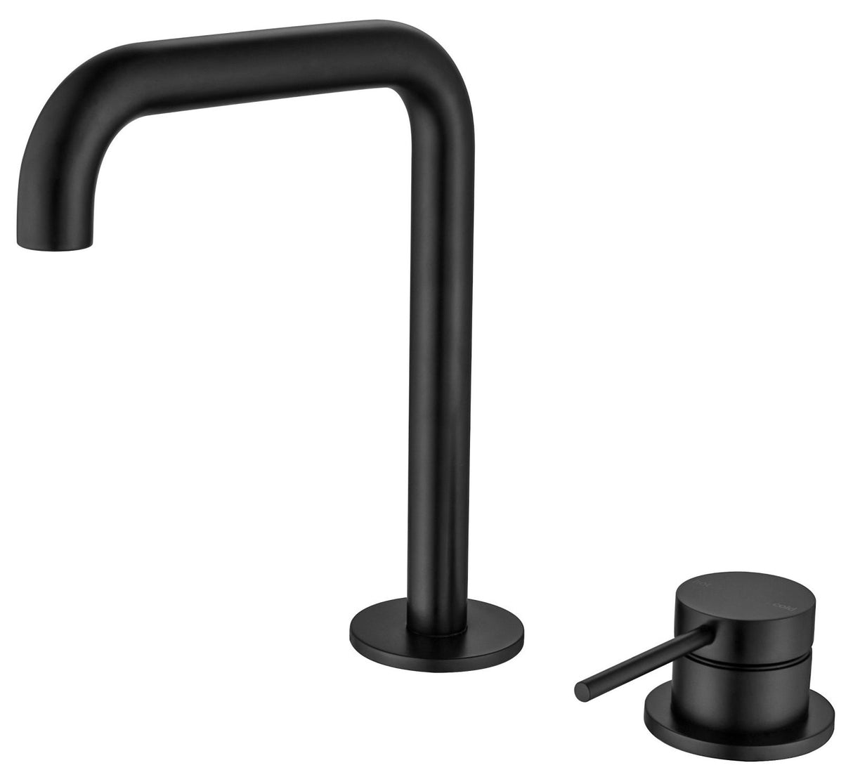 Mica - Soft-Square Hob Basin Mixer