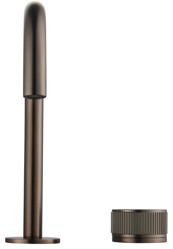 Mica - Fluted Soft-Square Hob Basin Mixer