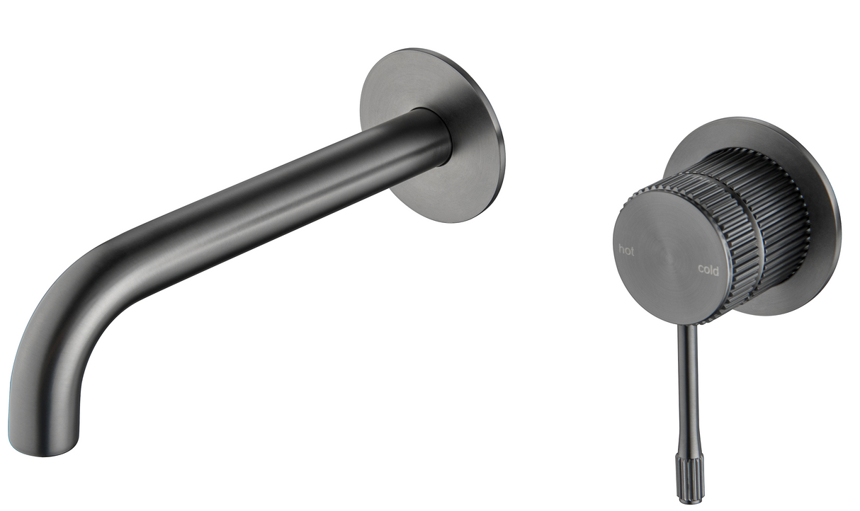 Mica - Fluted Wall-Spout Combo