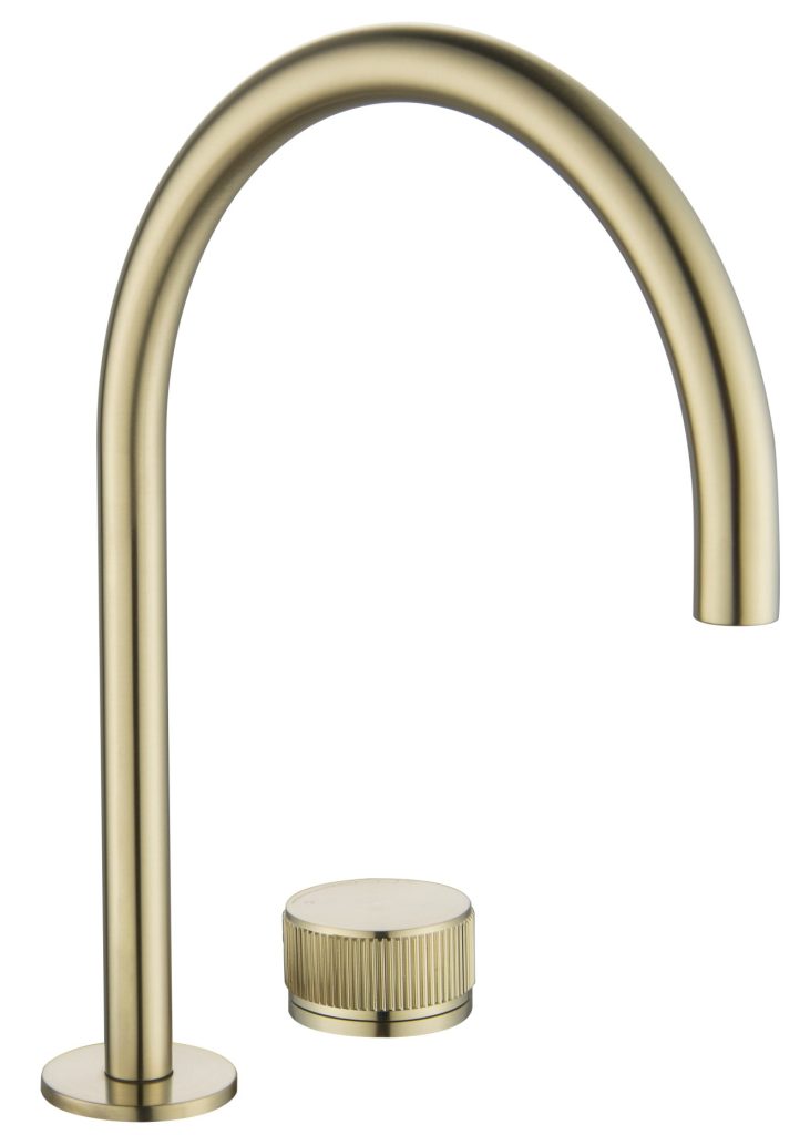 Mica - Fluted Gooseneck Hob Tall Mixer