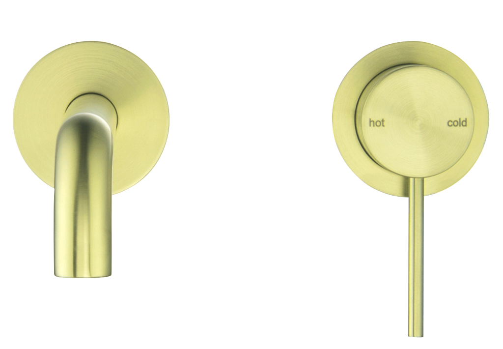 Mica - Wall-Spout Combo - Curved Spout 2P TRIM KIT ONLY