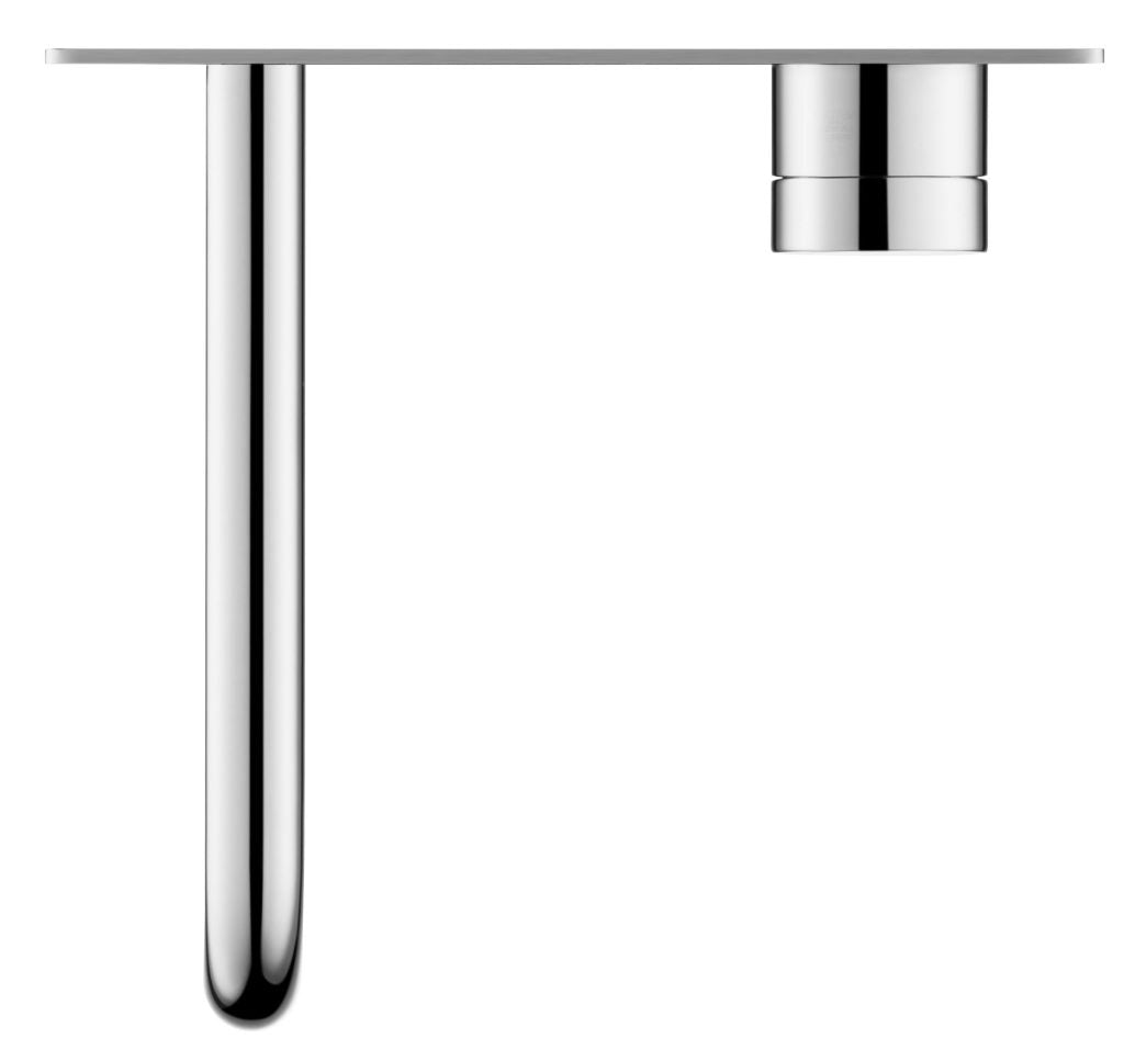 Mica - Wall-Spout Combo - Curved Spout - 1P - TRIM KIT ONLY