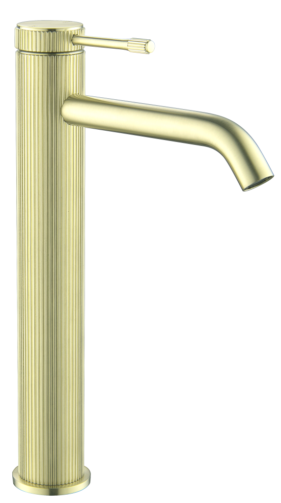 Mica - Fluted Tall Basin Mixer