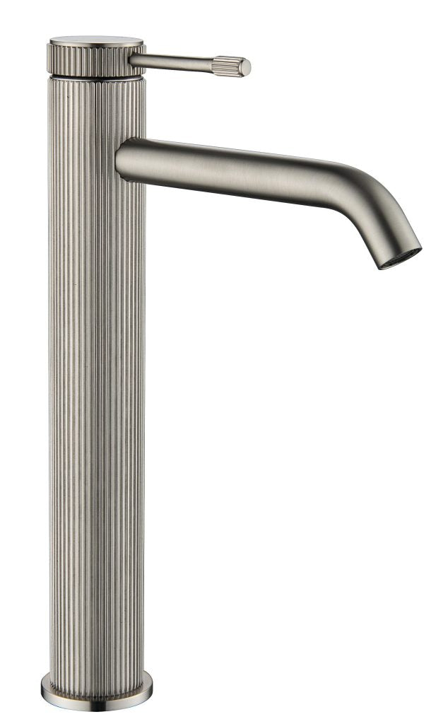 Mica - Fluted Tall Basin Mixer