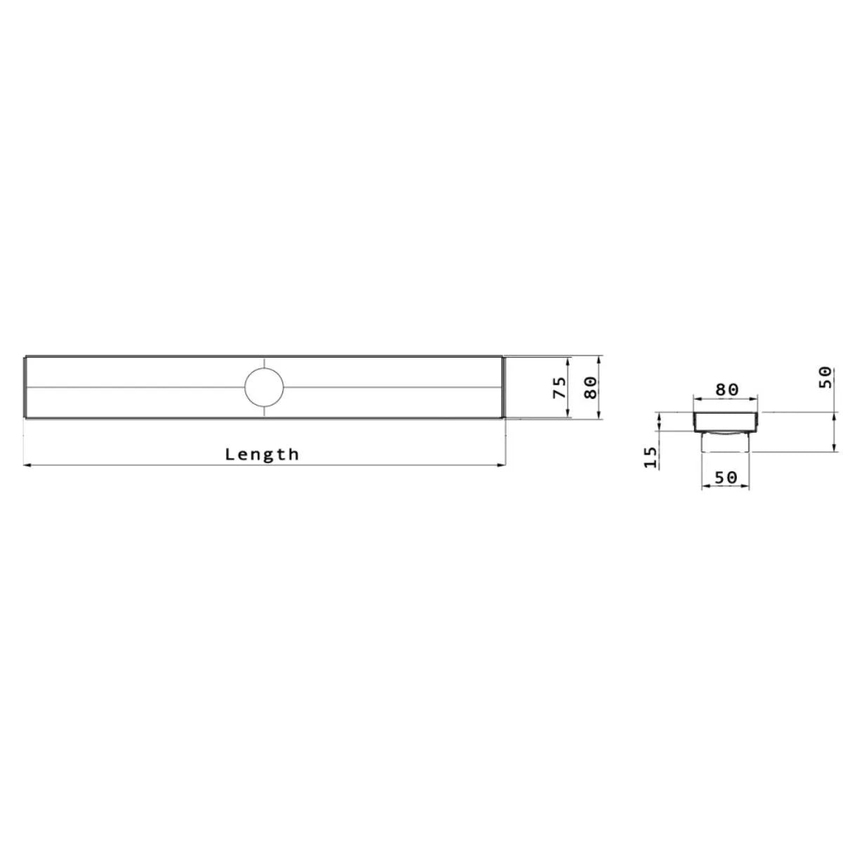 Shower Grate - 600mm Linear Pattern Stainless Steel